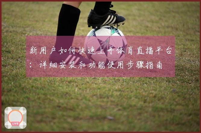 新用户如何快速上手体育直播平台：详细安装和功能使用步骤指南