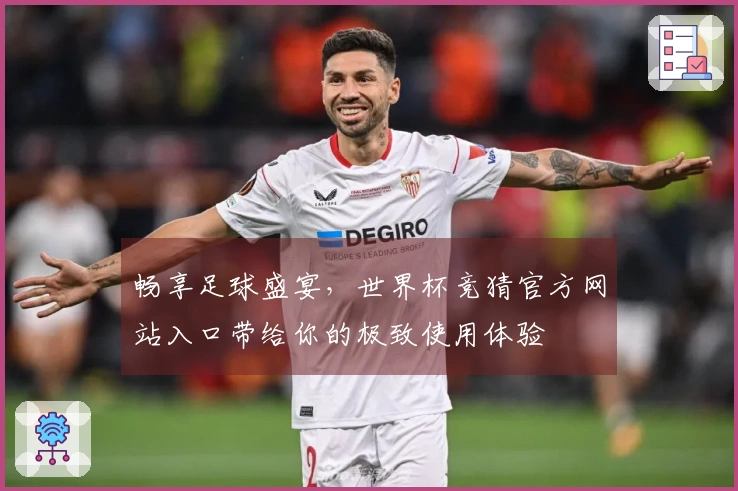 畅享足球盛宴，世界杯竞猜官方网站入口带给你的极致使用体验