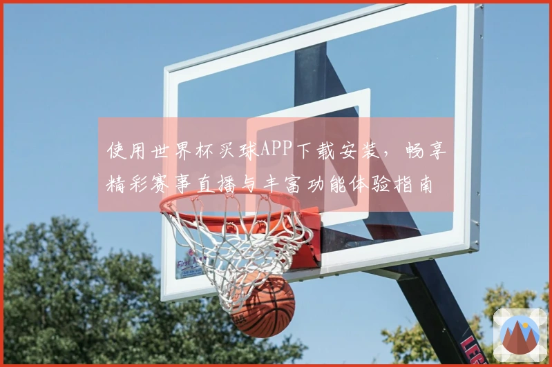 使用世界杯买球APP下载安装,畅享精彩赛事直播与丰富功能体验指南