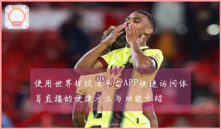 使用世界杯投注平台APP快速访问体育直播的便捷方法与功能介绍