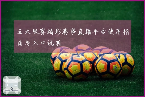五大联赛精彩赛事直播平台使用指南与入口说明